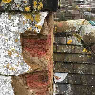 Rebuild of chimney in Watford