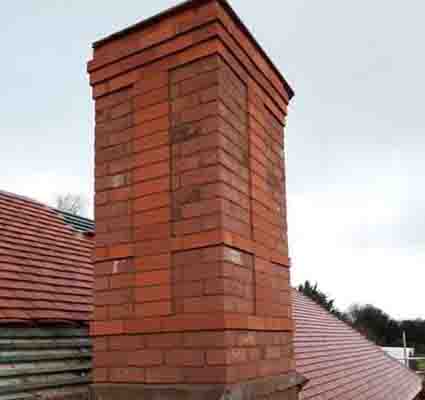 New chimney stack build in Surrey